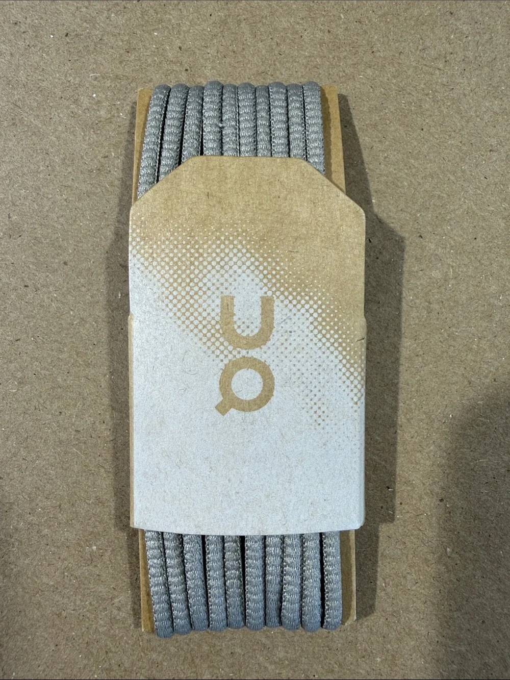 On Running Gray Shoe Laces - Light Gray